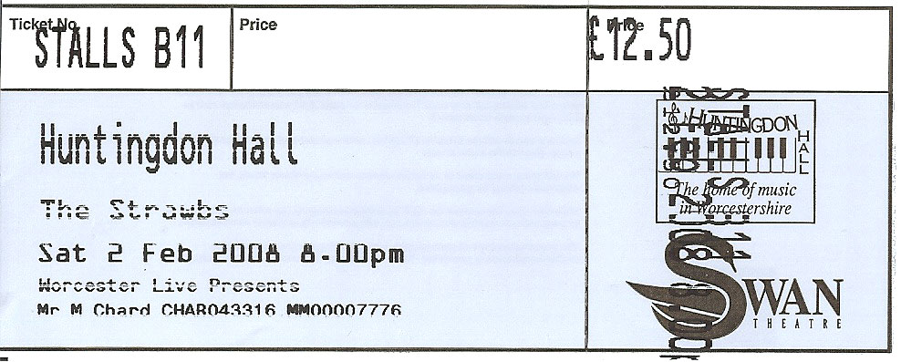 THE STRAWBS Ticket